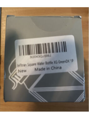 Infitran Square collapsible Water Bottle Dark Green 1 pair-New 610ml Capacity